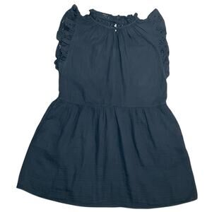 Velvet by Graham & Spencer Grace Ruffle Sleeve Eyelet Gauze Mini Dress XS NWT